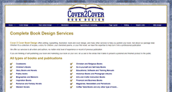 Desktop Screenshot of cover2coverbookdesign.com